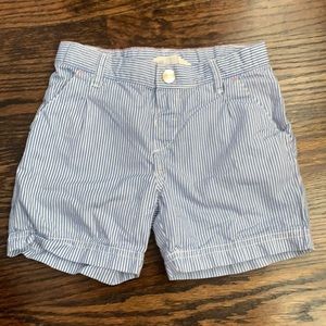 H&M blue striped short